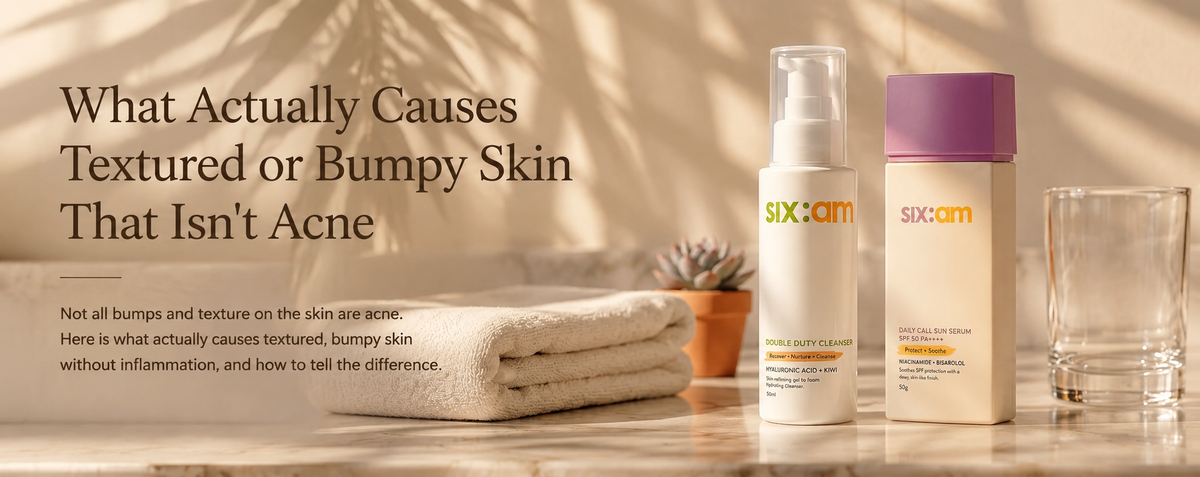What Actually Causes Textured or Bumpy Skin That Isn't Acne